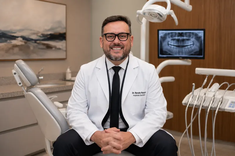 Dr. Renato Pereira, implantodontista especializado em implantes dentários